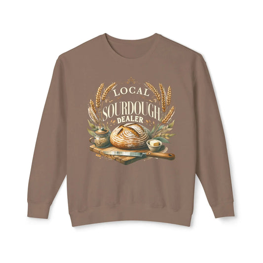 Sourdough Dealer Lightweight Sweatshirt Printify