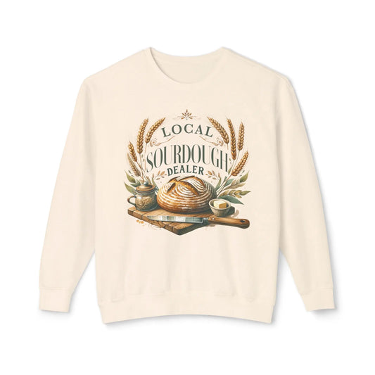 Sourdough Dealer Lightweight Sweatshirt Printify