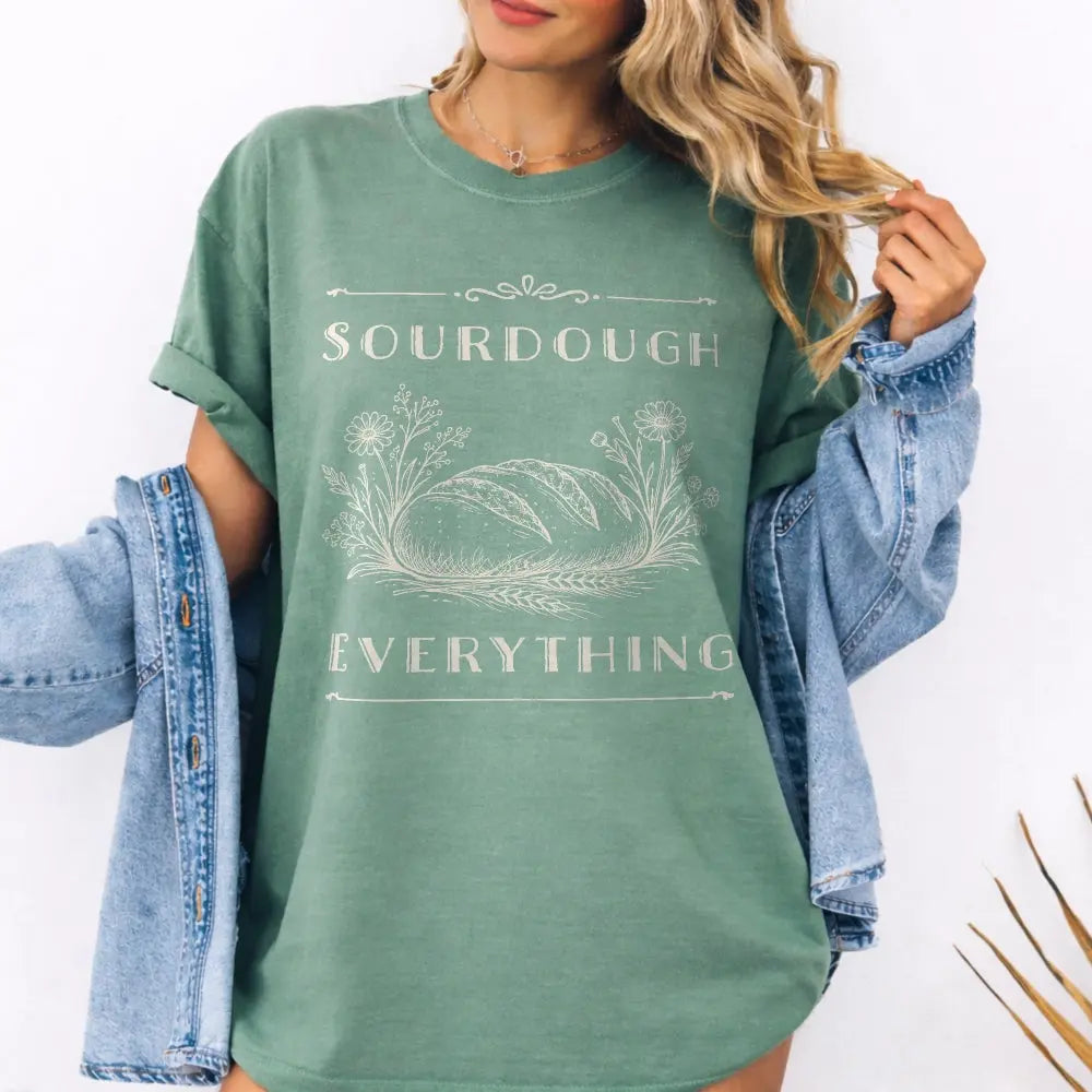 Sourdough Everything Vintage Tee – Comfort Colors® Printify
