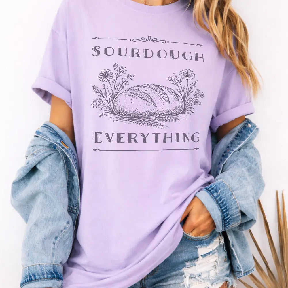 Sourdough Everything Vintage Tee – Comfort Colors® Printify