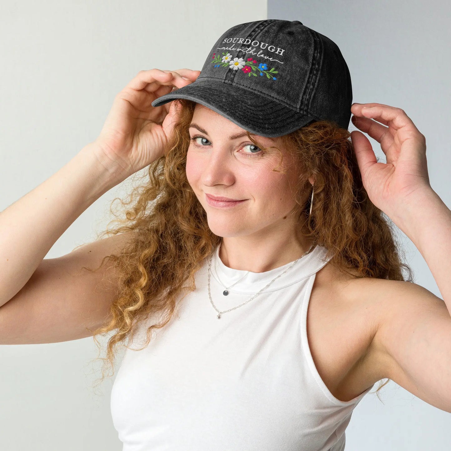 Sourdough Made With Love Vintage Cotton Twill Cap Amazing Faith Designs