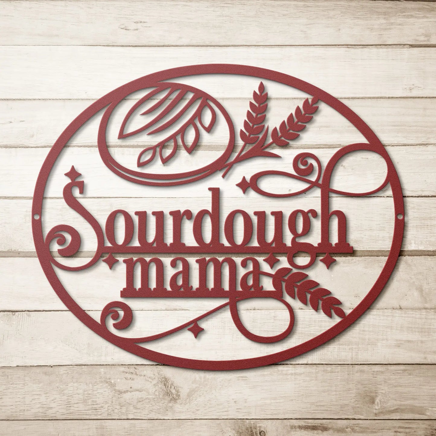 Sourdough Mama Kitchen Metal Sign teelaunch