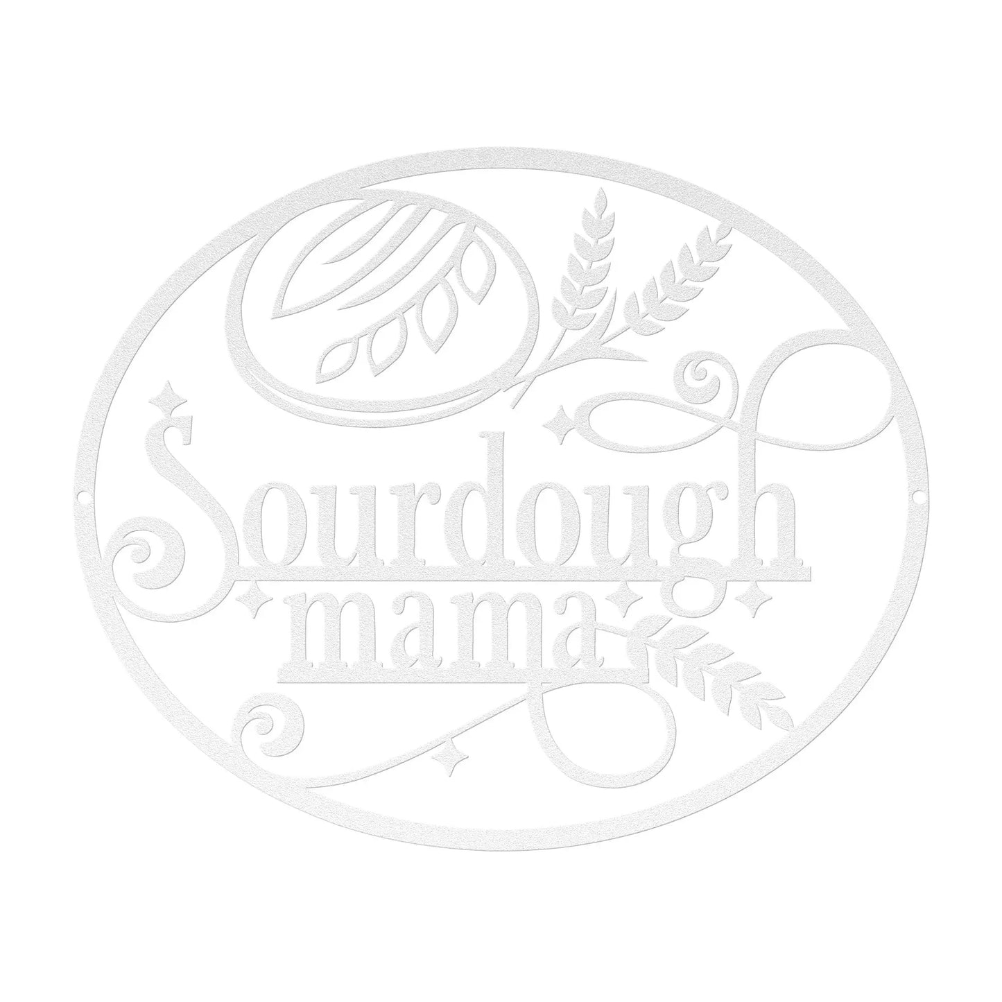 Sourdough Mama Kitchen Metal Sign teelaunch