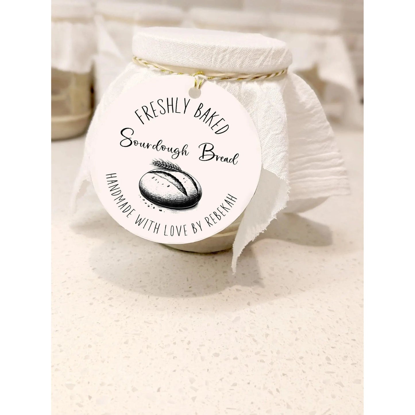 Sourdough Sticker Labels or Tags Amazing Faith Designs