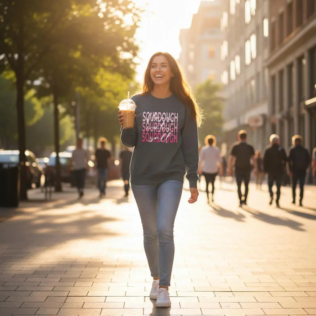 Sourdough Unisex Lightweight Sweatshirt Amazing Faith Designs