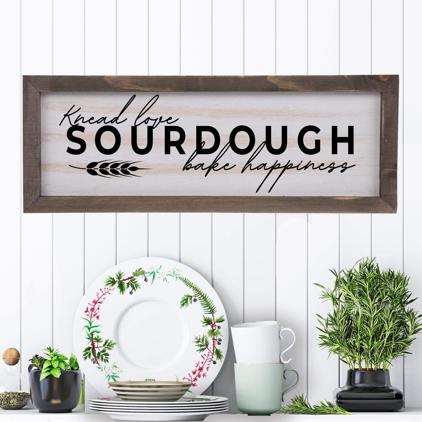 Sourdough Farmhouse Wood Sign - Amazing Faith Designs