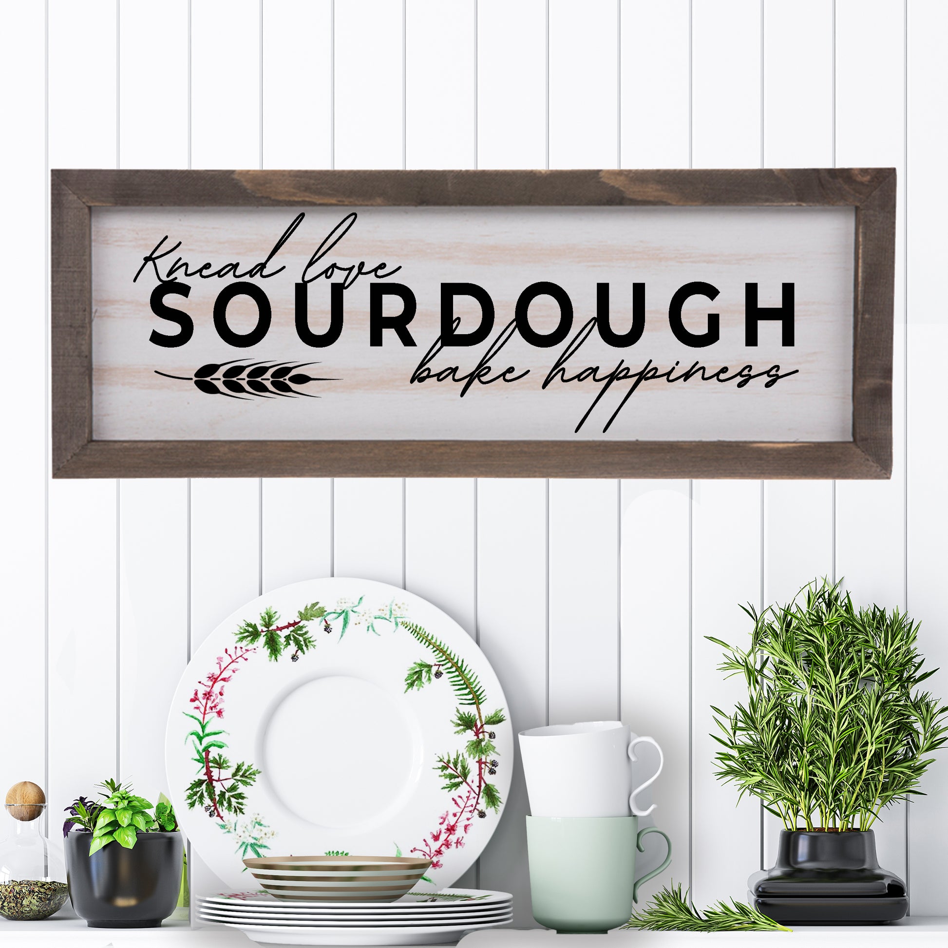 Sourdough Farmhouse Wood Sign - Amazing Faith Designs