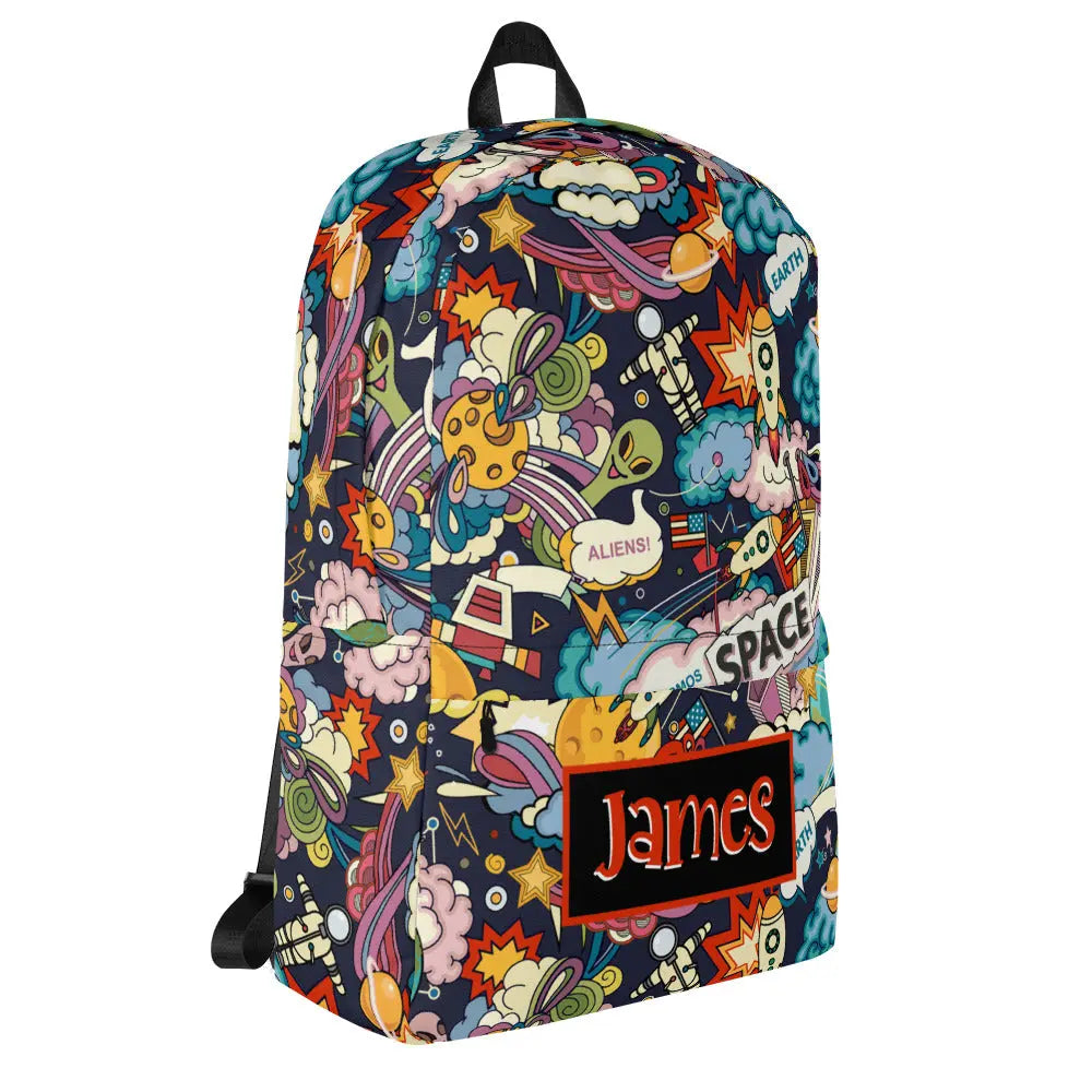Space Personalized Backpack Amazing Faith Designs