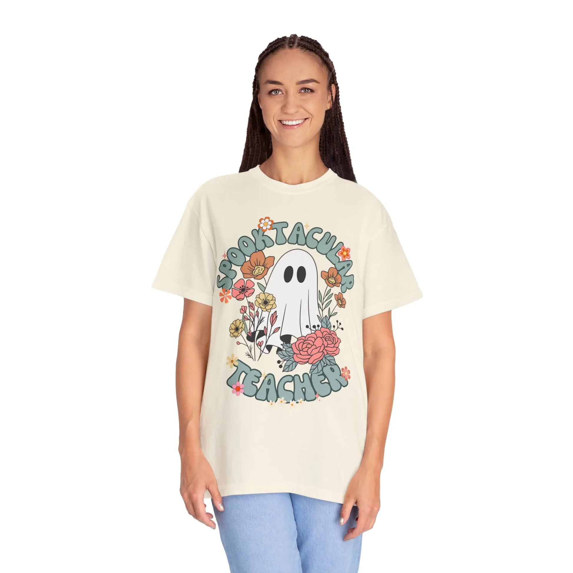 Spooktacular Teacher Halloween T-shirt Printify