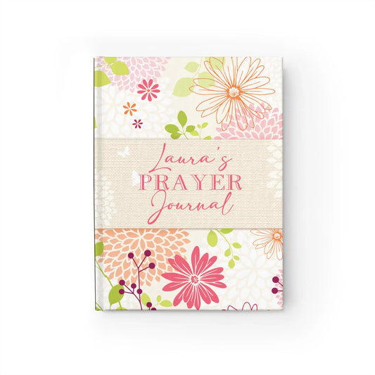 Spring Flowers Christian Prayer Journal - Ruled Line Printify