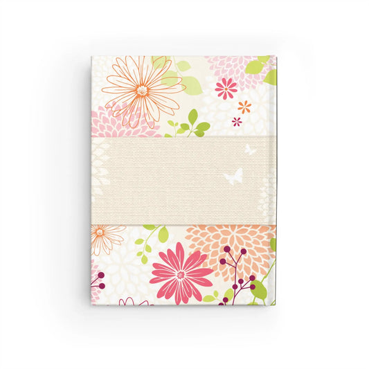 Spring Flowers Christian Prayer Journal - Ruled Line Printify