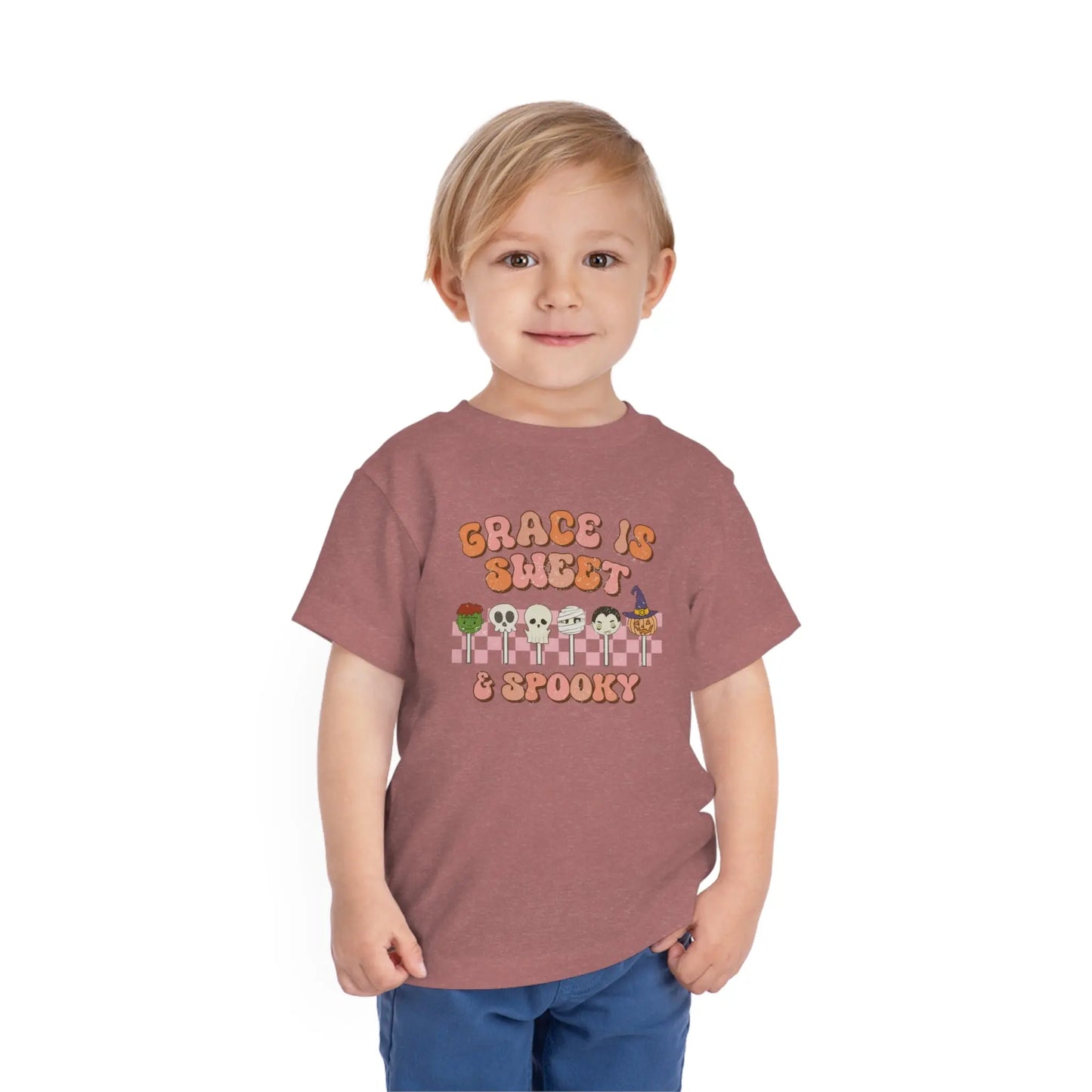 Sweet and Spooky Personalized Halloween Toddler Shirt Printify