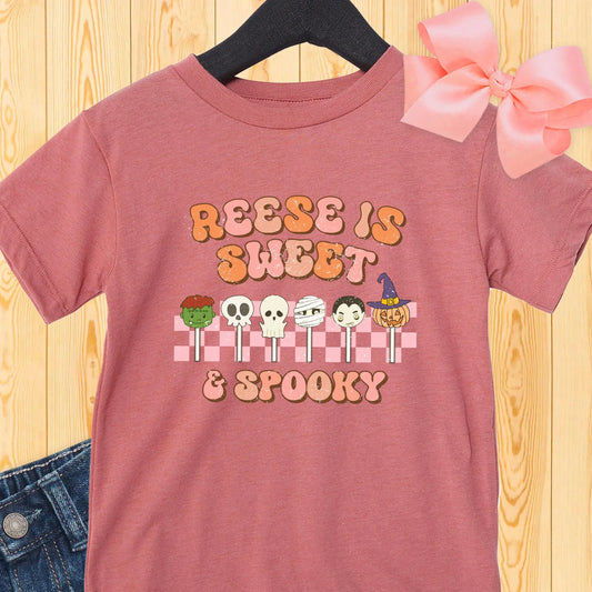 Sweet and Spooky Personalized Halloween Toddler Shirt Printify