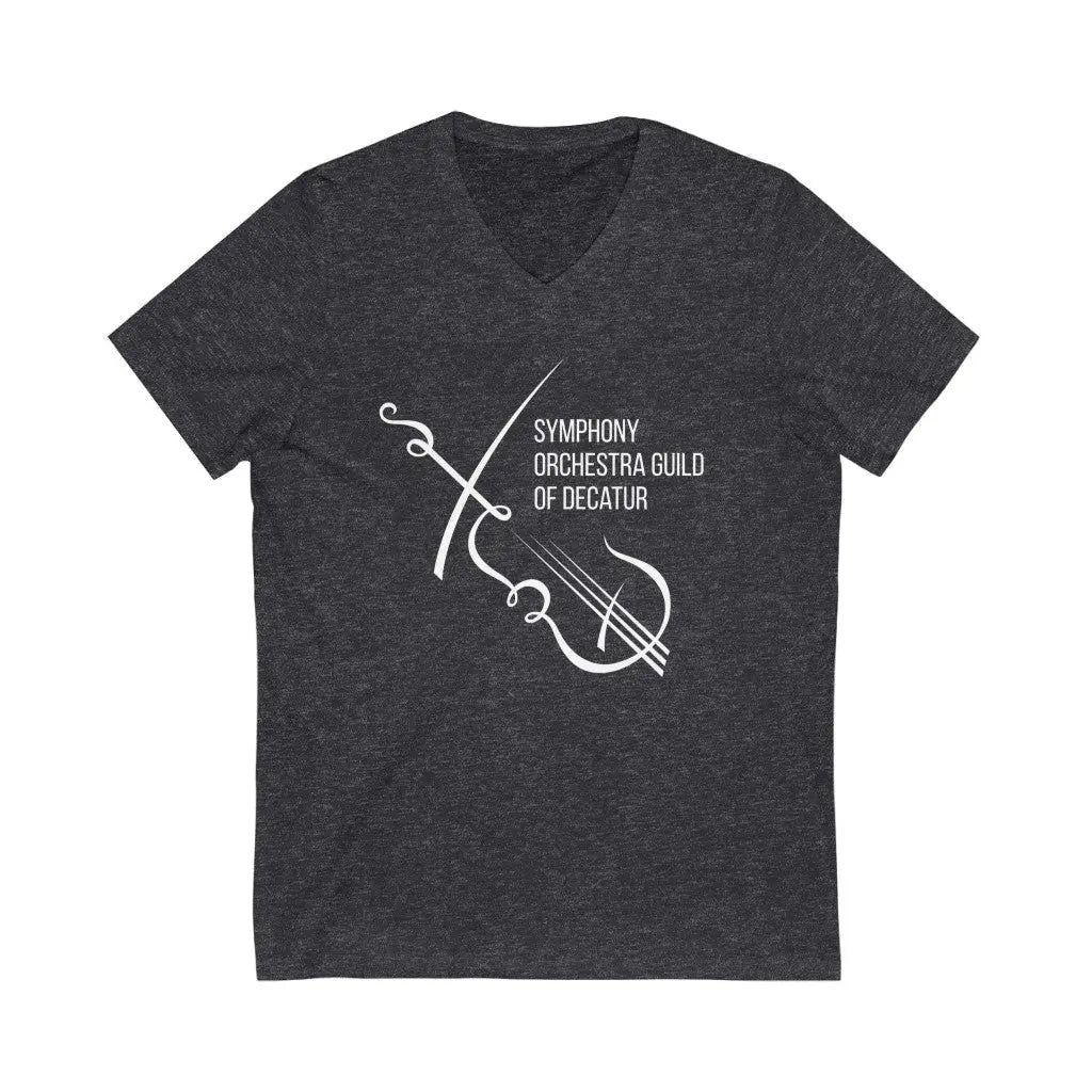 Symphony Orchestra Guild of Decatur V-Neck T-shirt - Amazing Faith Designs