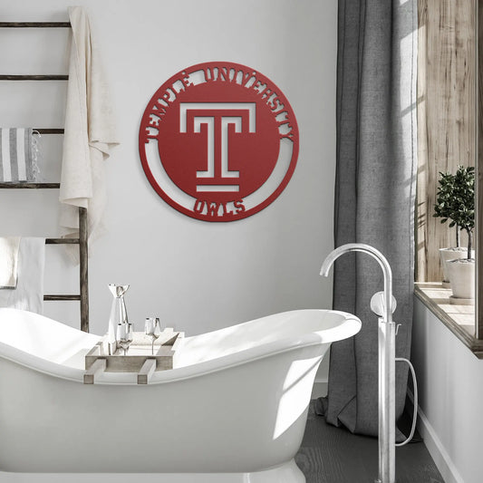 Temple University Metal Sign teelaunch