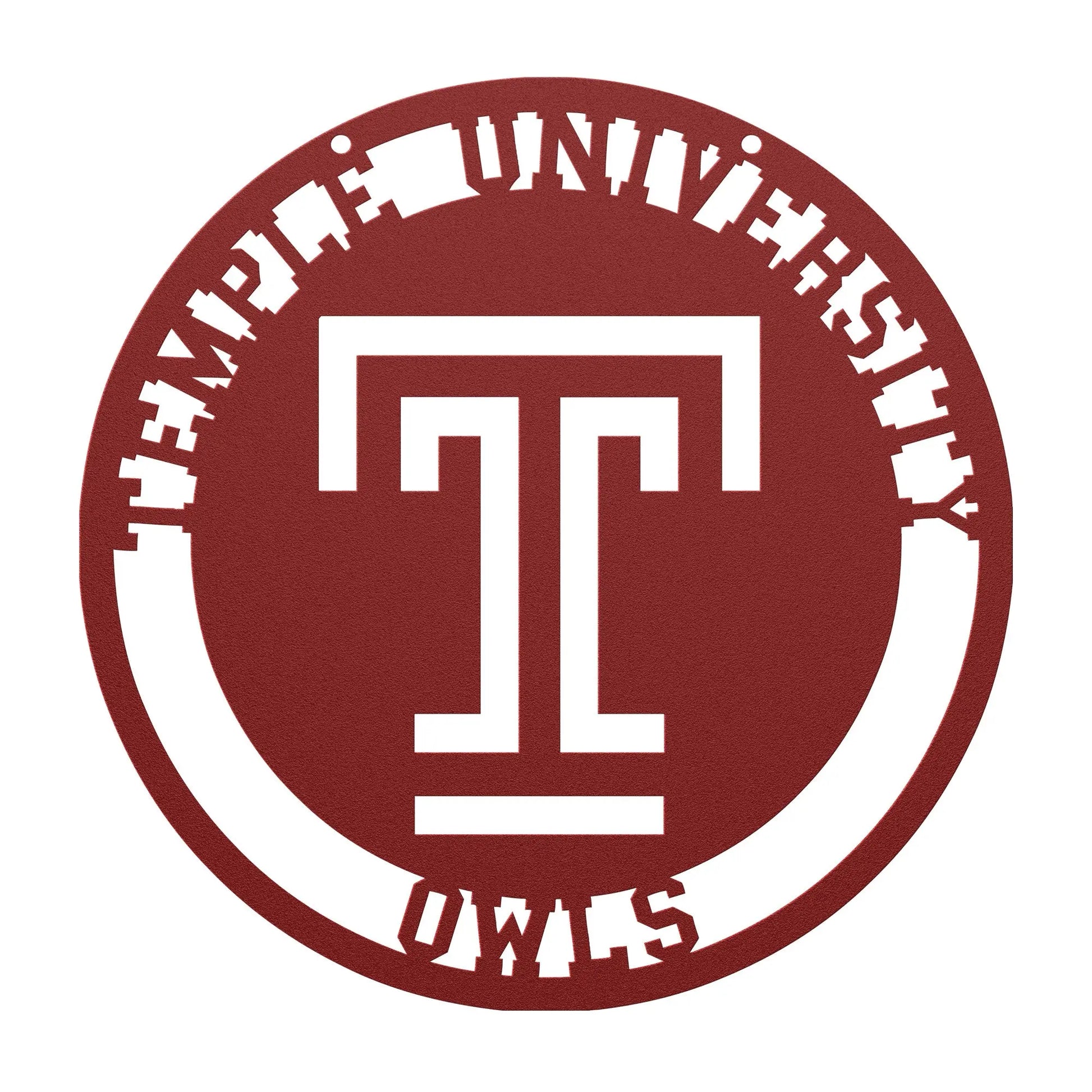 Temple University Metal Sign teelaunch