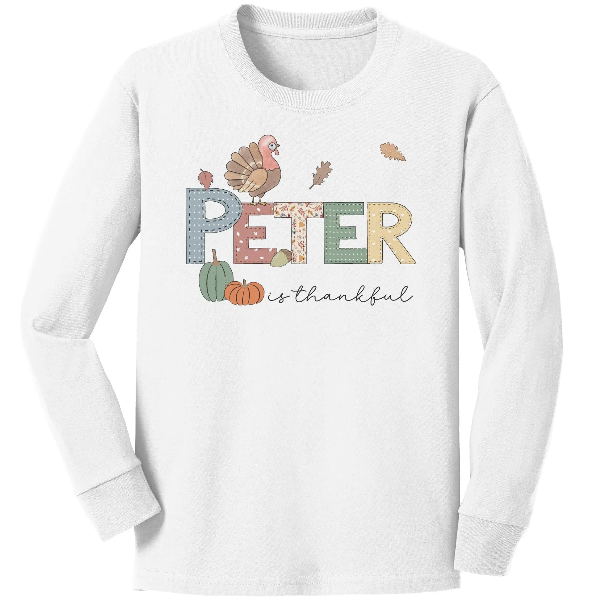 Thanksgiving Doodle Name Toddler Shirt teelaunch