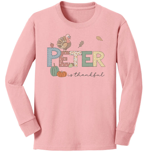 Thanksgiving Doodle Name Toddler Shirt teelaunch