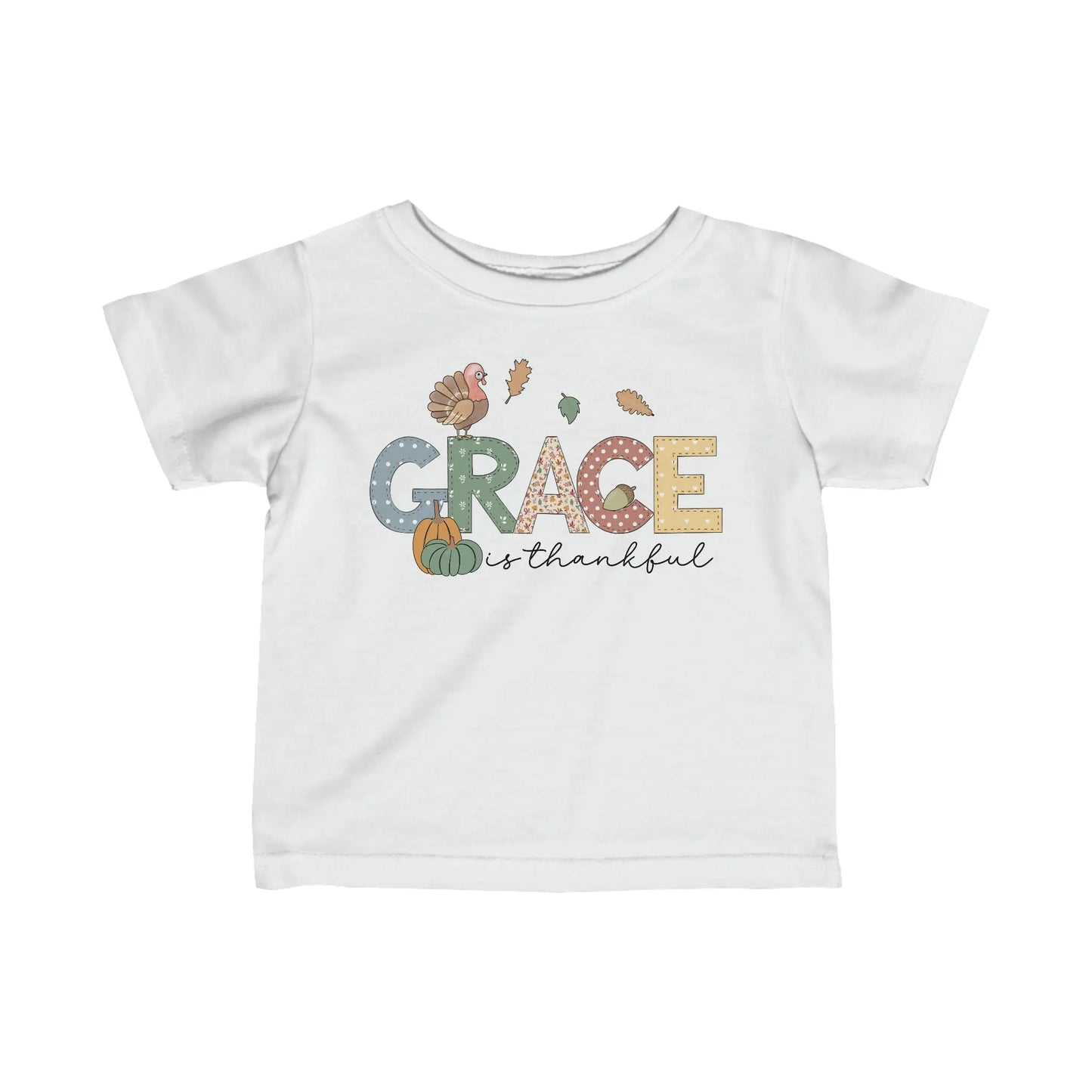 Thanksgiving Personalized Infant Shirt Printify