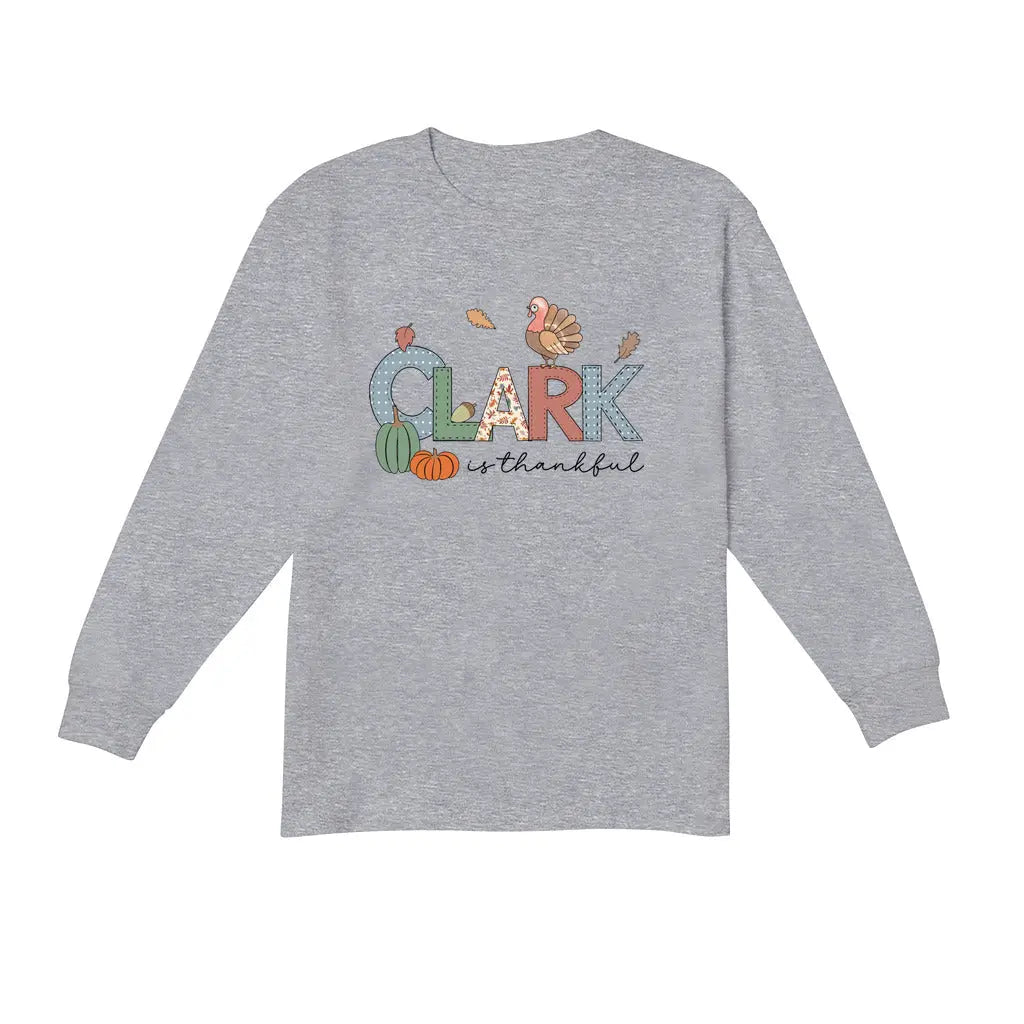 Thanksgiving Turkey Youth Long Sleeve T-shirt Premium Awkward Styles