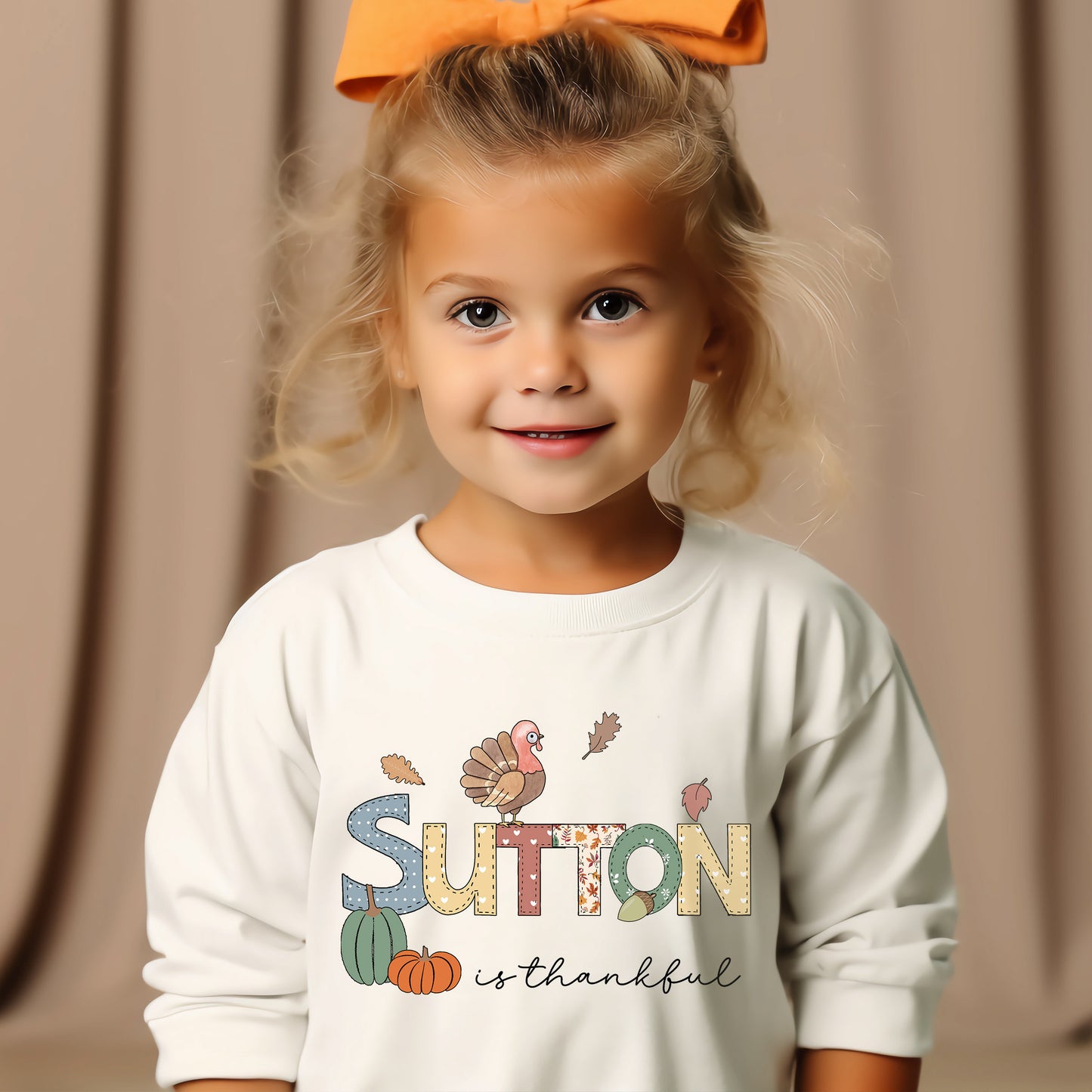 Thanksgiving Turkey Toddler Long Sleeve Shirt - Amazing Faith Designs