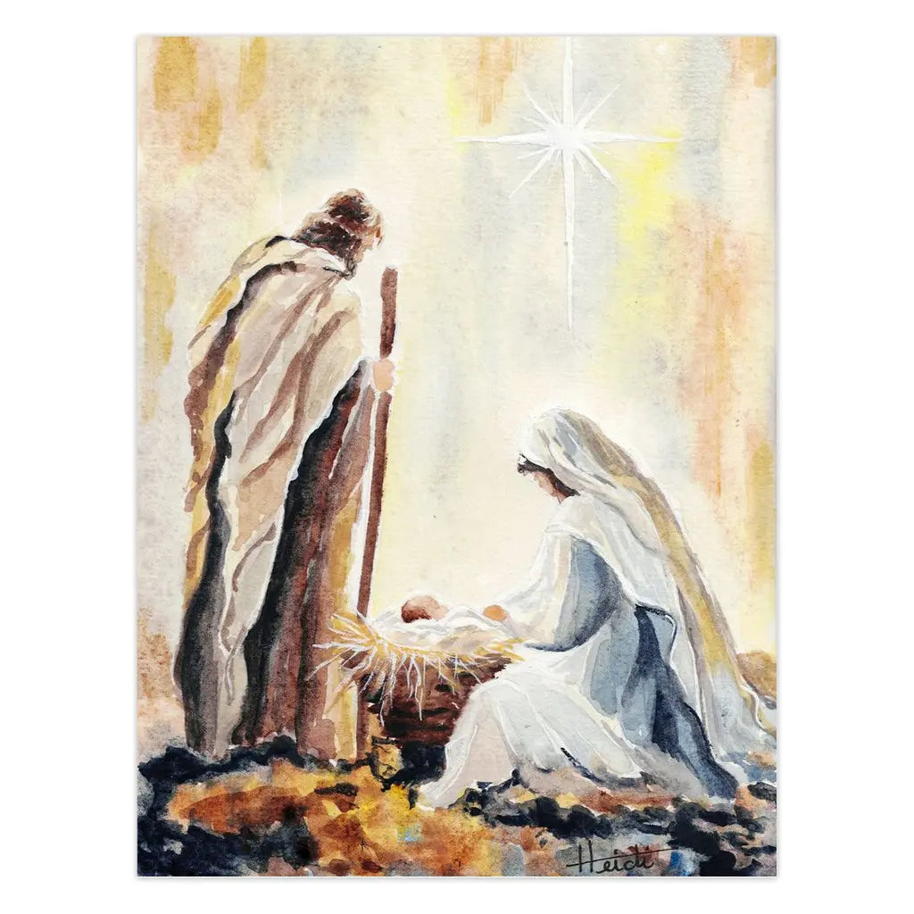 The First Christmas | Christmas Card Set Amazing Faith Designs