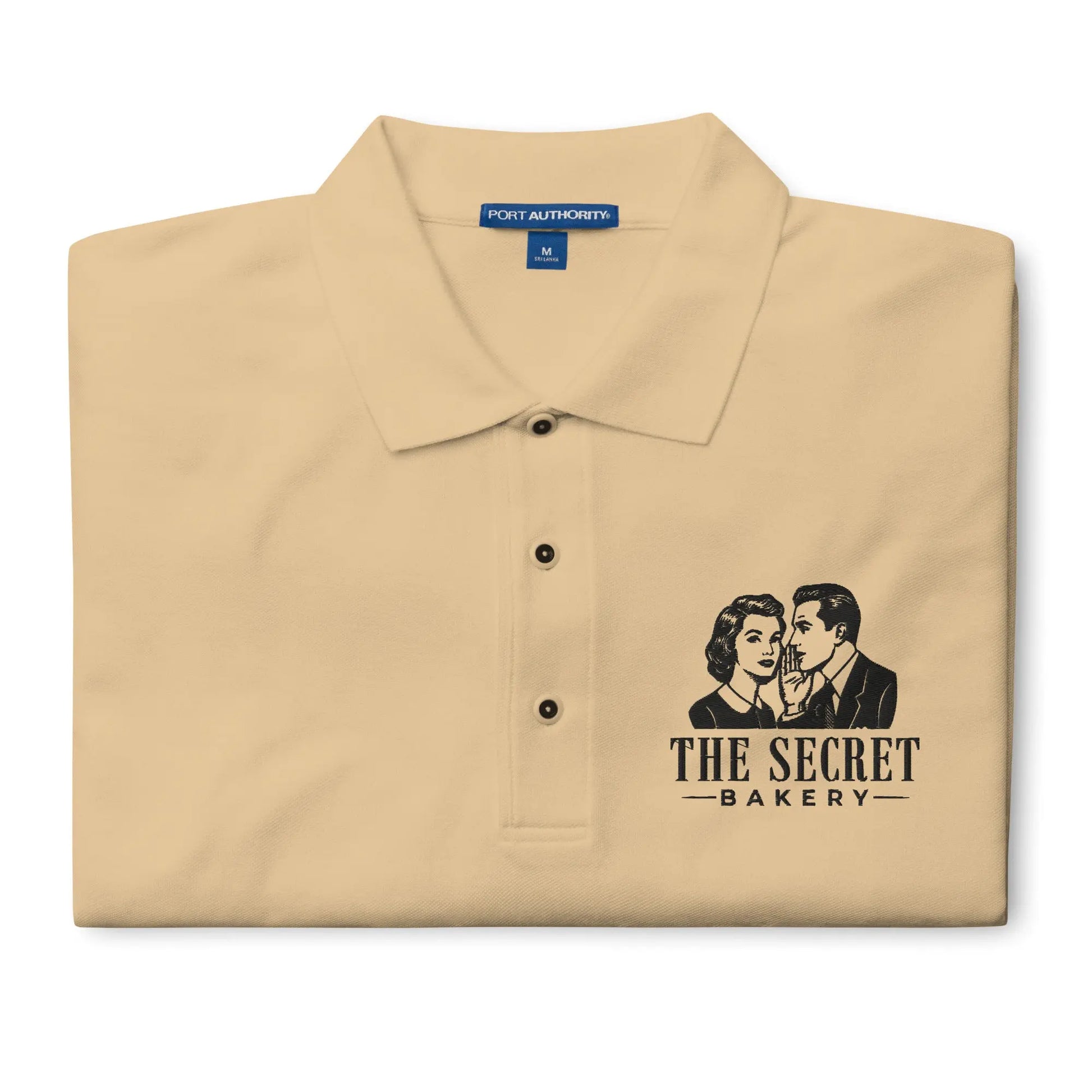 The Secret Bakery Men's Premium Polo Amazing Faith Designs