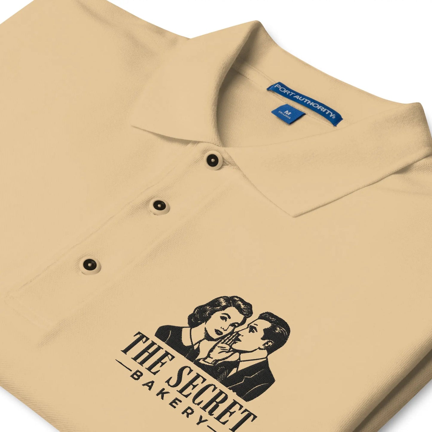 The Secret Bakery Men's Premium Polo Amazing Faith Designs