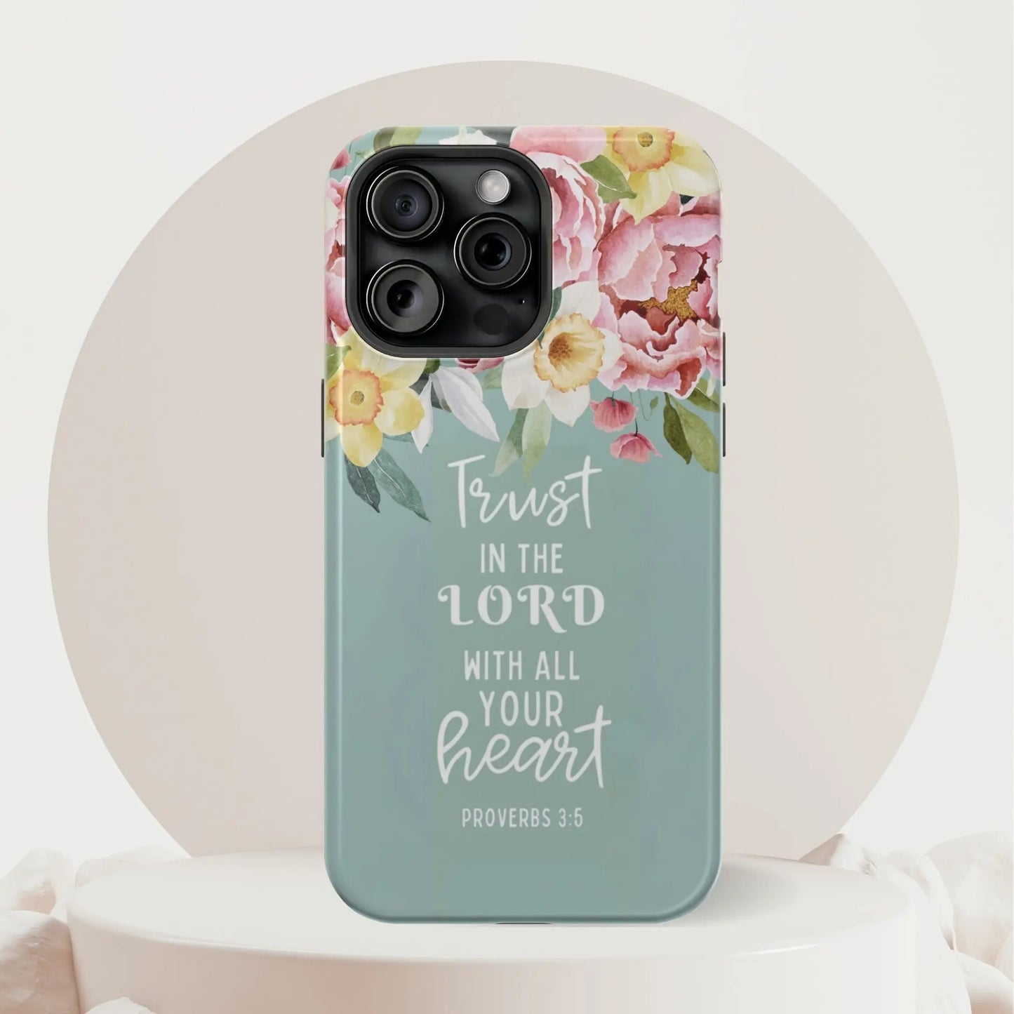 Trust in the Lord Christian Phone Case | MagSafe Tough Case Printify