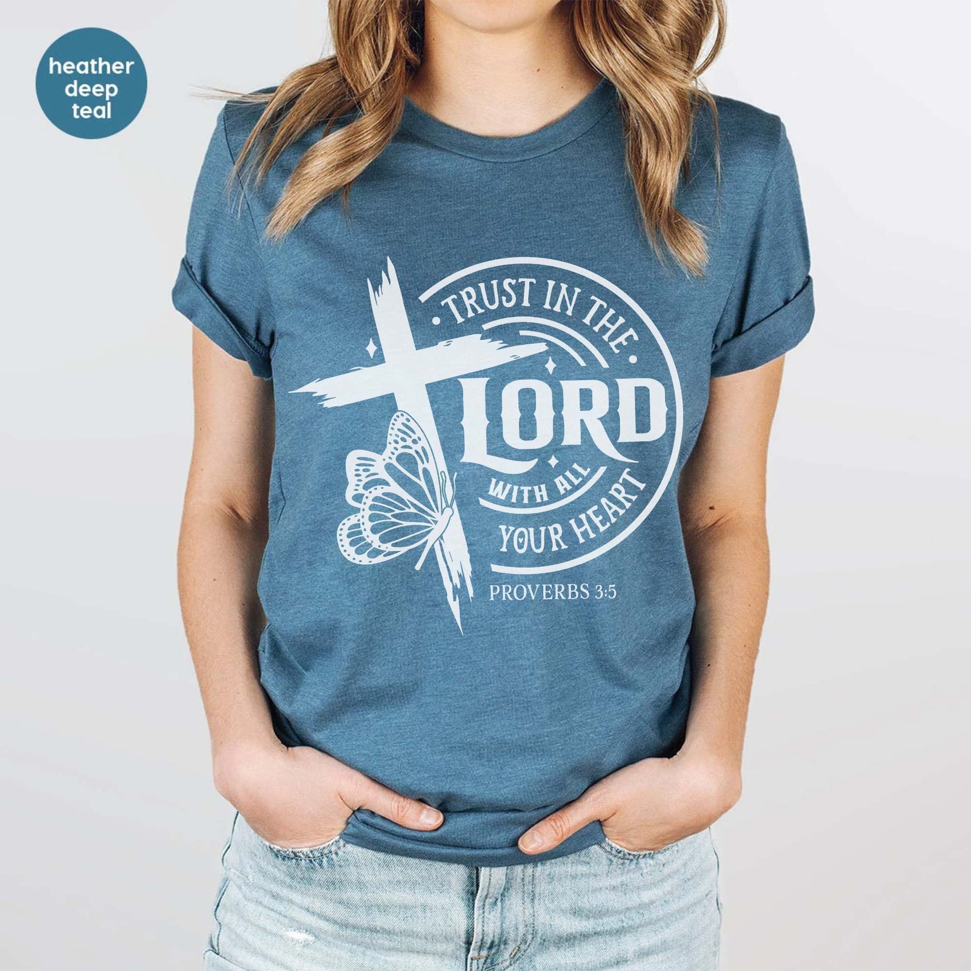 Trust in the Lord Christian Shirt - Amazing Faith Designs