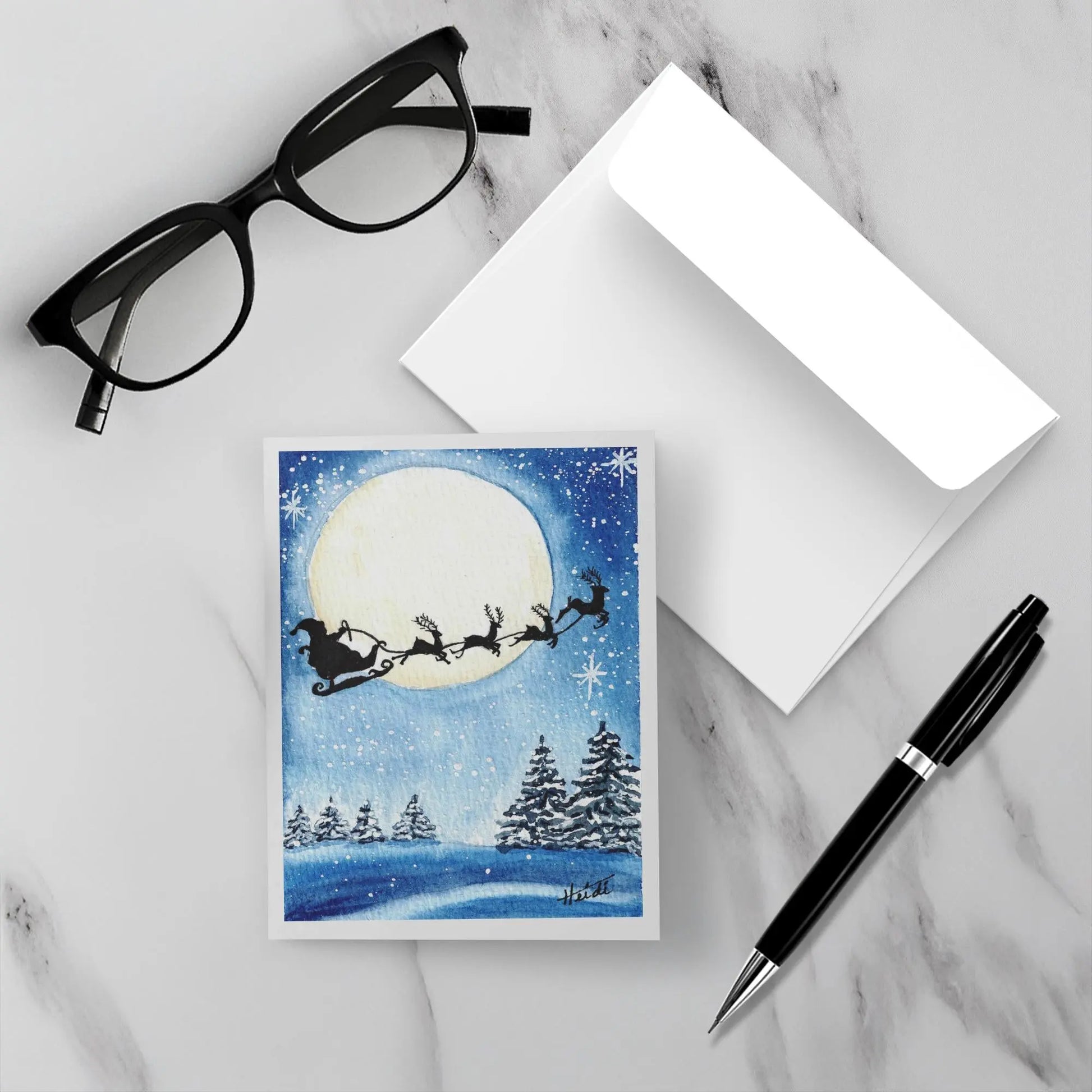 Twas the Night Christmas Cards Amazing Faith Designs