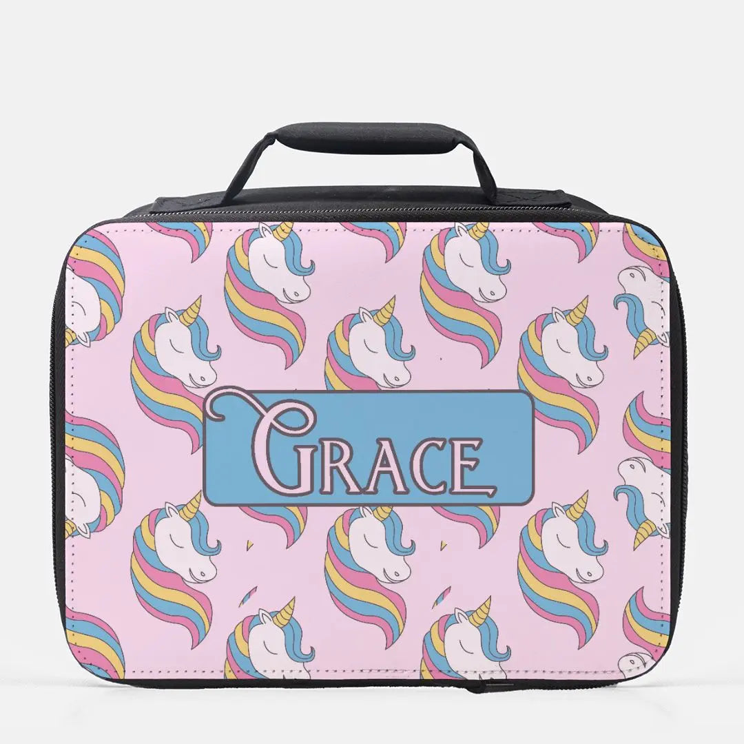 Unicorn Personalized Lunch Box (Insulated) Amazing Faith Designs