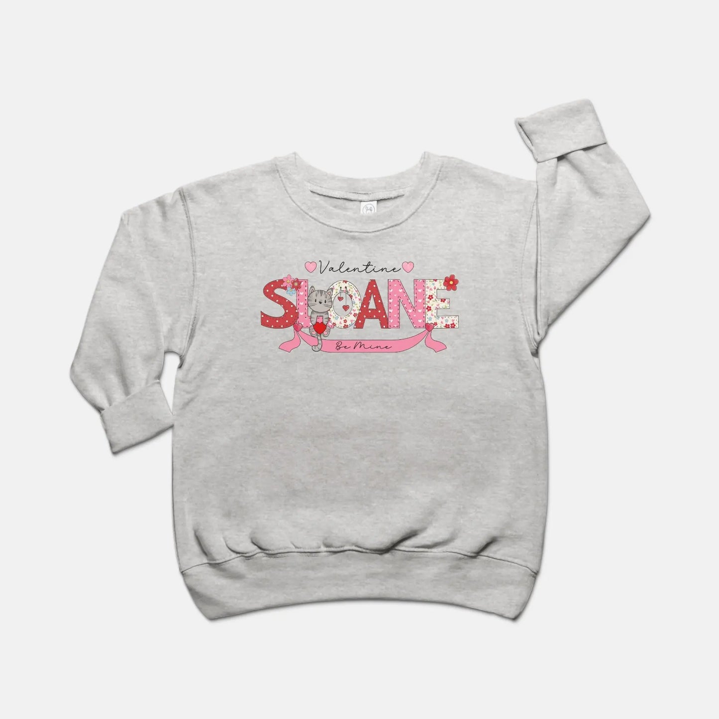 Valentine Personalized Toddler Sweatshirt Amazing Faith Designs