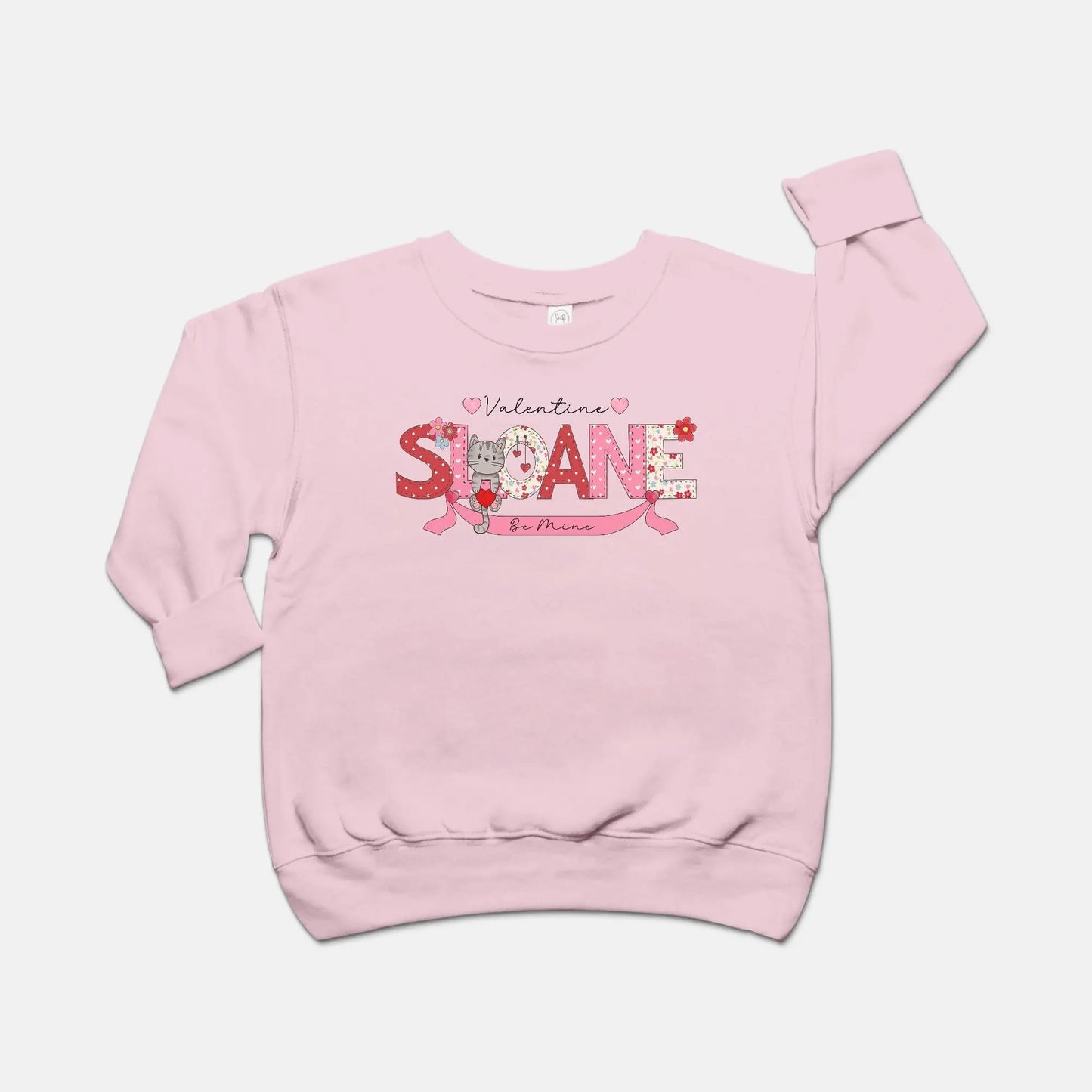 Valentine Personalized Toddler Sweatshirt Amazing Faith Designs