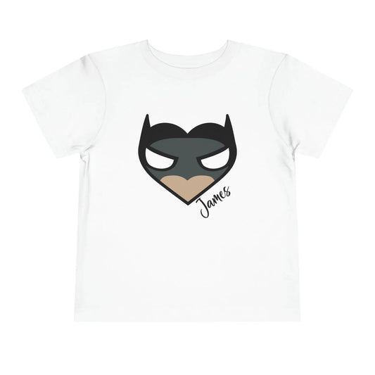 Valentine Superhero Personalized Toddler Shirt Printify