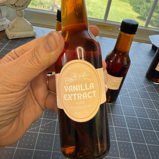Vanilla Extract Food Labels - Lemon Extract - Amazing Faith Designs
