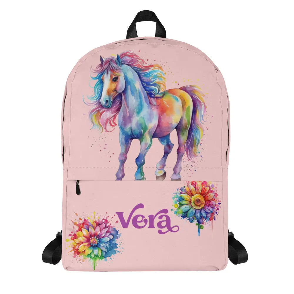 Vera Rainbow Horse Backpack Amazing Faith Designs