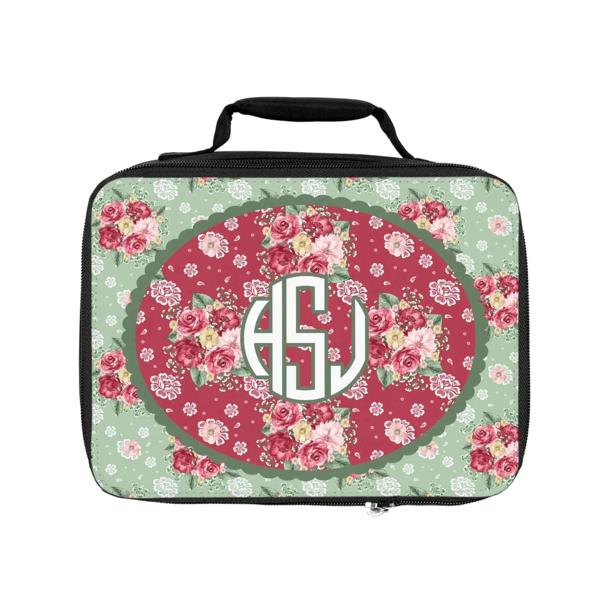 Vintage Roses Personalized Lunch Box Printify