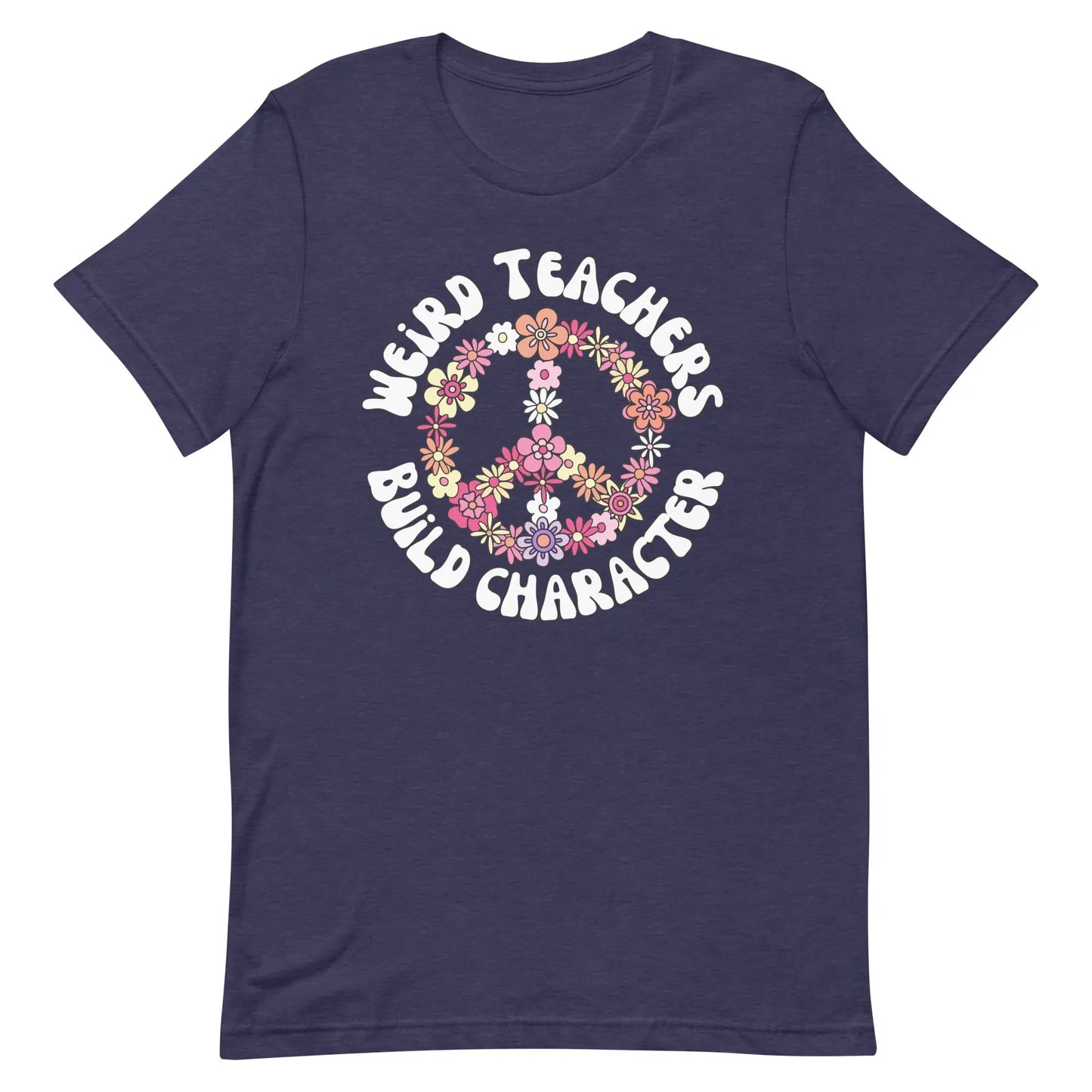 Weird Teachers Build Character t-shirt | Retro Teacher's Shirt Amazing Faith Designs