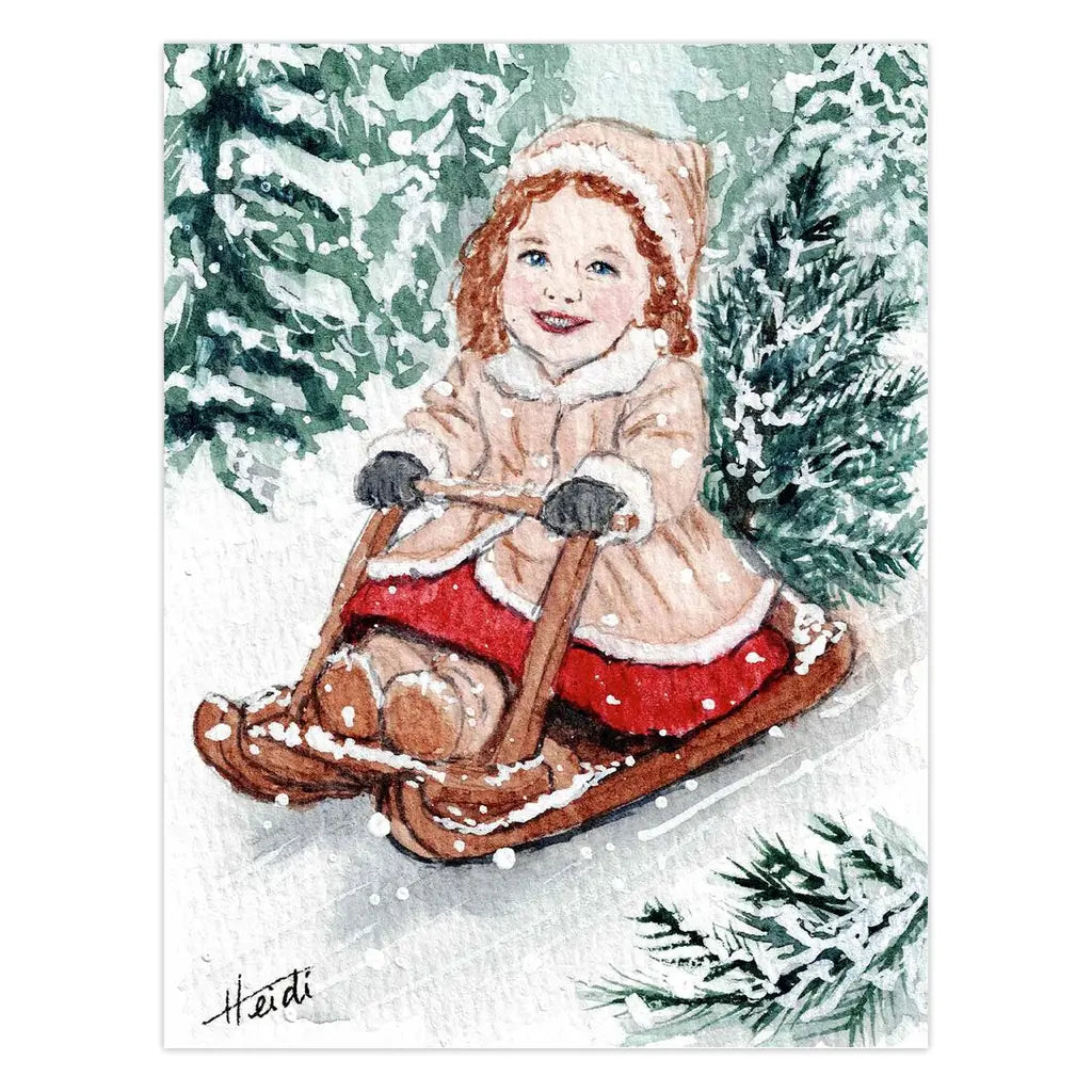 Winter Joy | Watercolor Christmas Cards Amazing Faith Designs