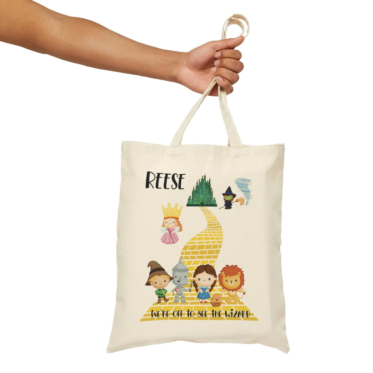 Wizard of Oz Trick or Treat Canvas Tote Bag - Amazing Faith Designs