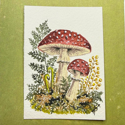 Tiny Painting Tuesday Original Watercolor ACEO
