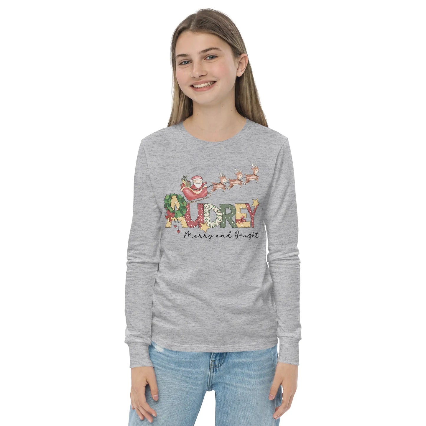 Youth long sleeve tee Amazing Faith Designs