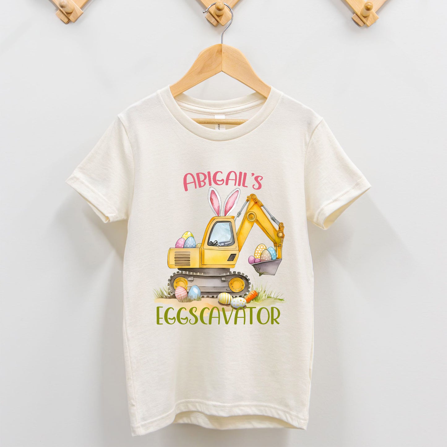 Eggscavator Easter Toddler Shirt - Amazing Faith Designs