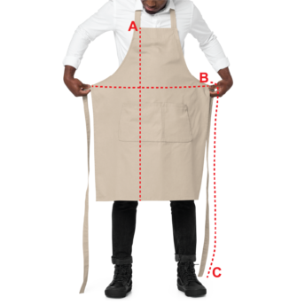 Embroidered Sourdough Baker Organic Cotton Apron - Amazing Faith Designs