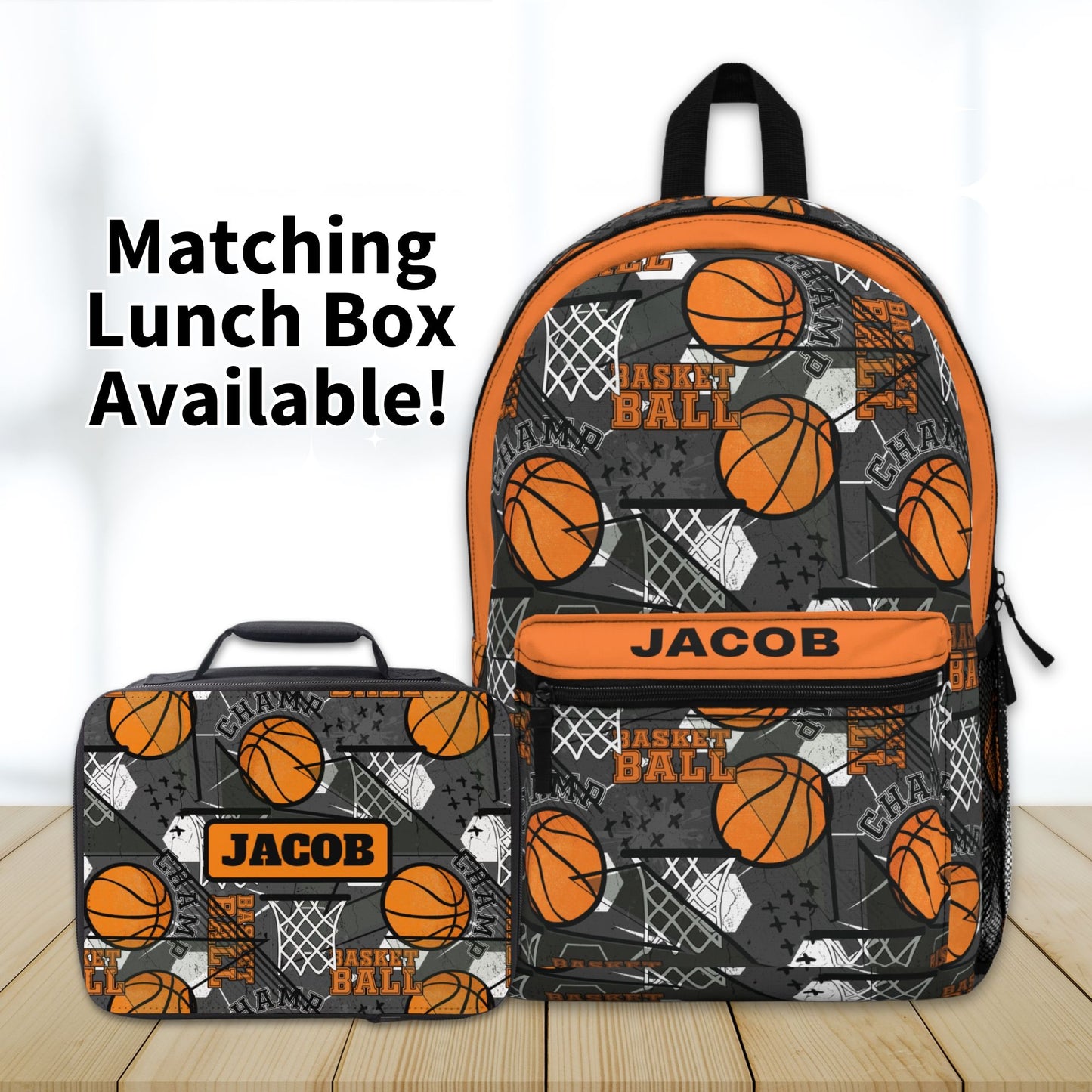 Basketball Personalized Lunch Box - Amazing Faith Designs