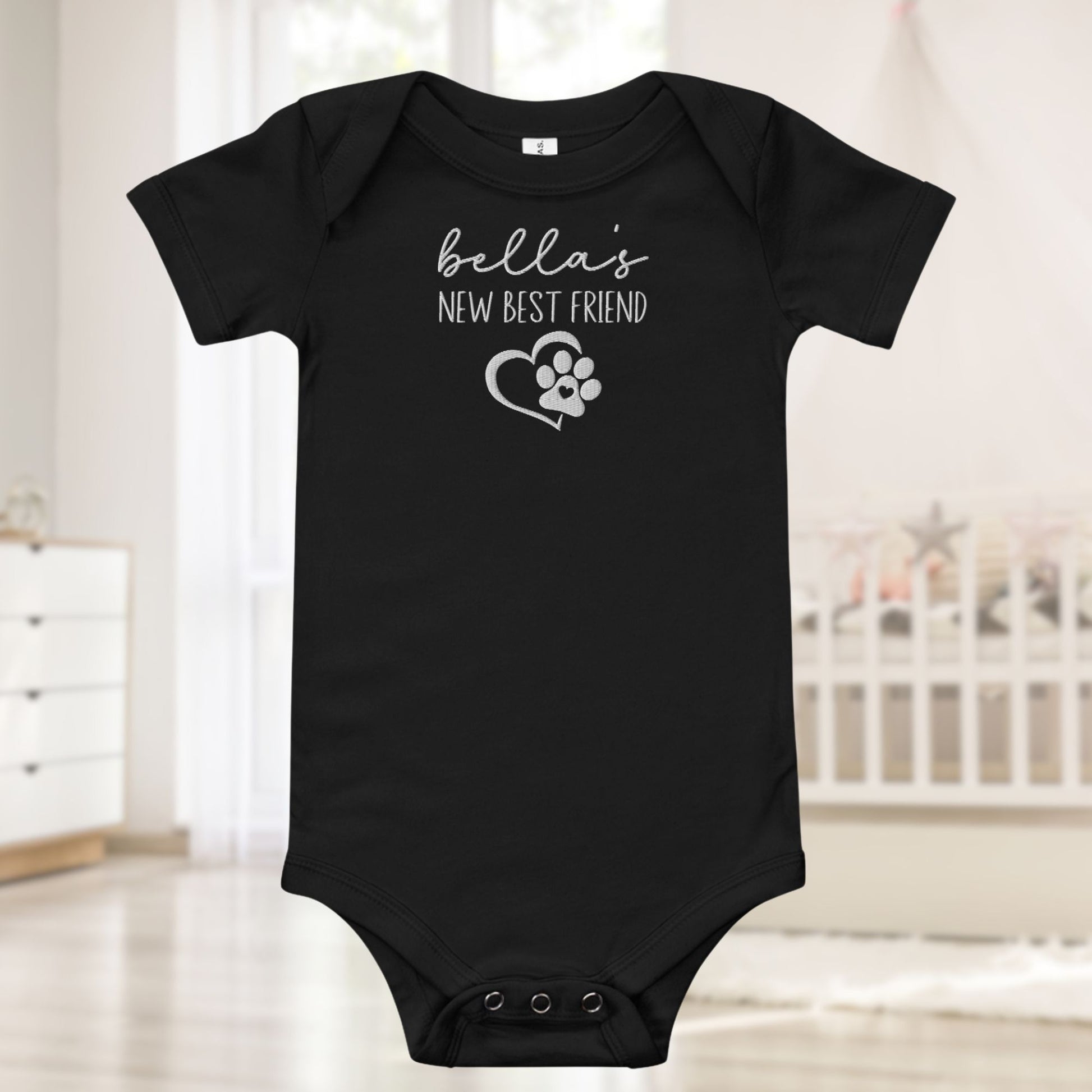 Baby's Best Friend Dog Paw Baby Onesie - Amazing Faith Designs