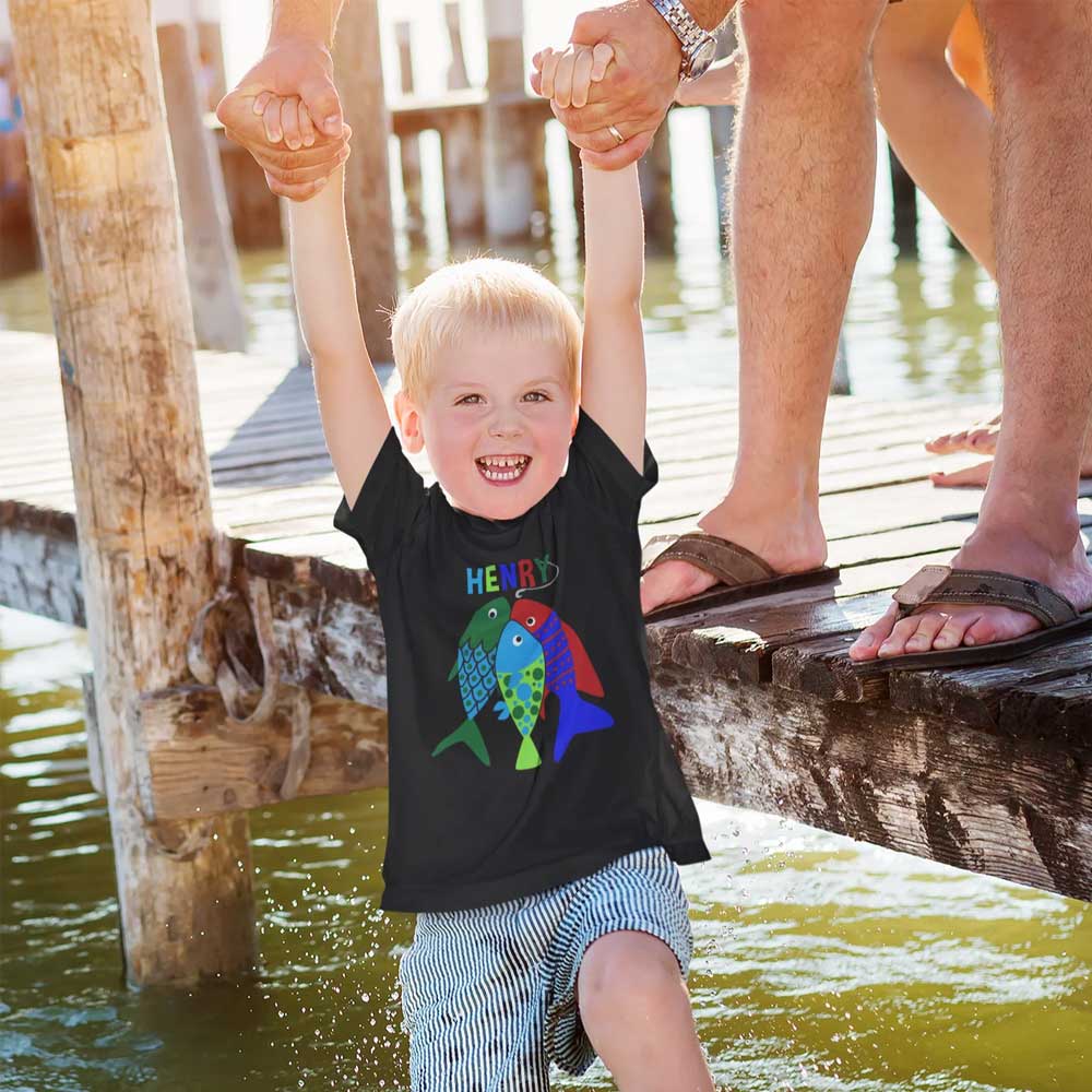 Big Fish Personalized Toddler T-shirt - Amazing Faith Designs