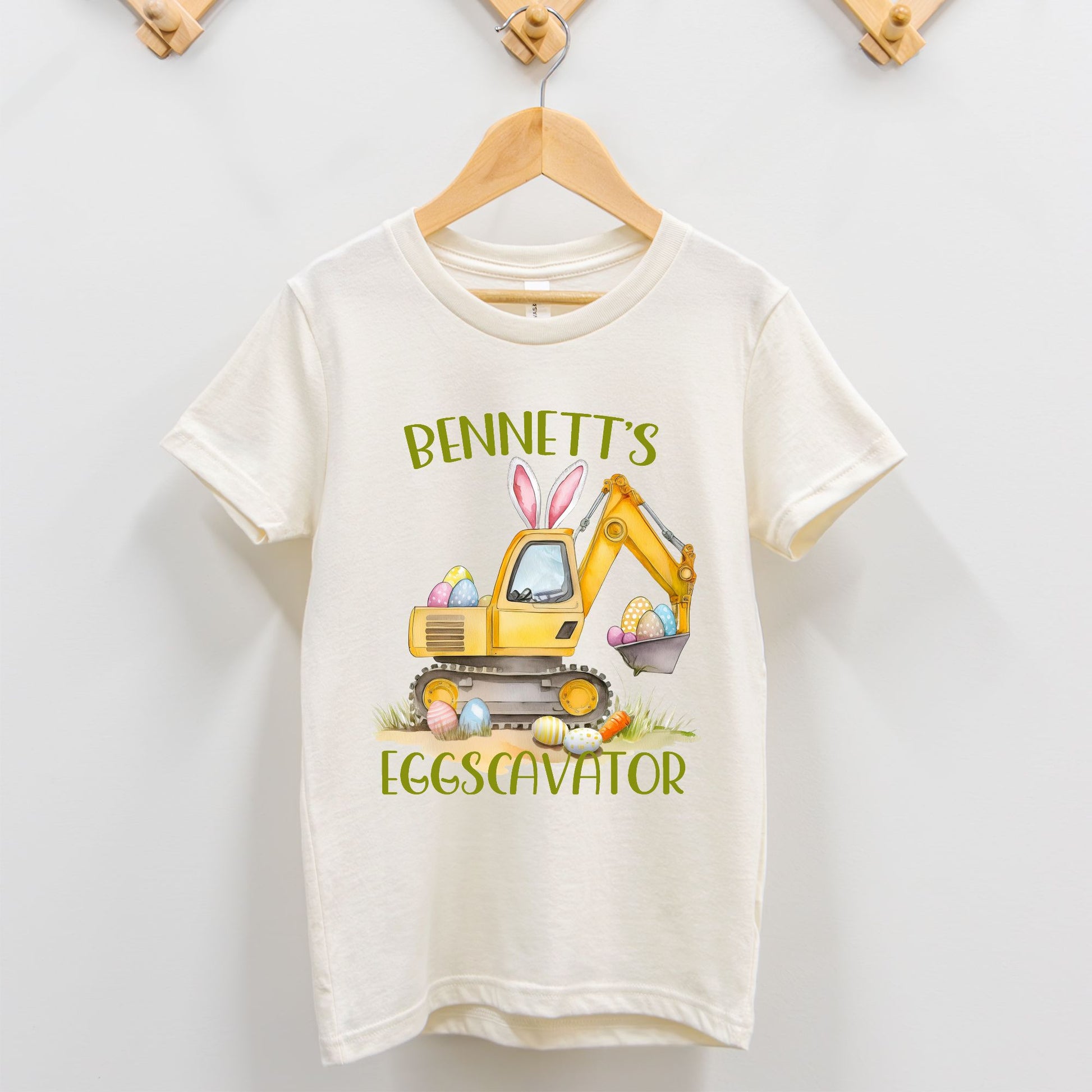 Eggscavator Easter Toddler Shirt - Amazing Faith Designs