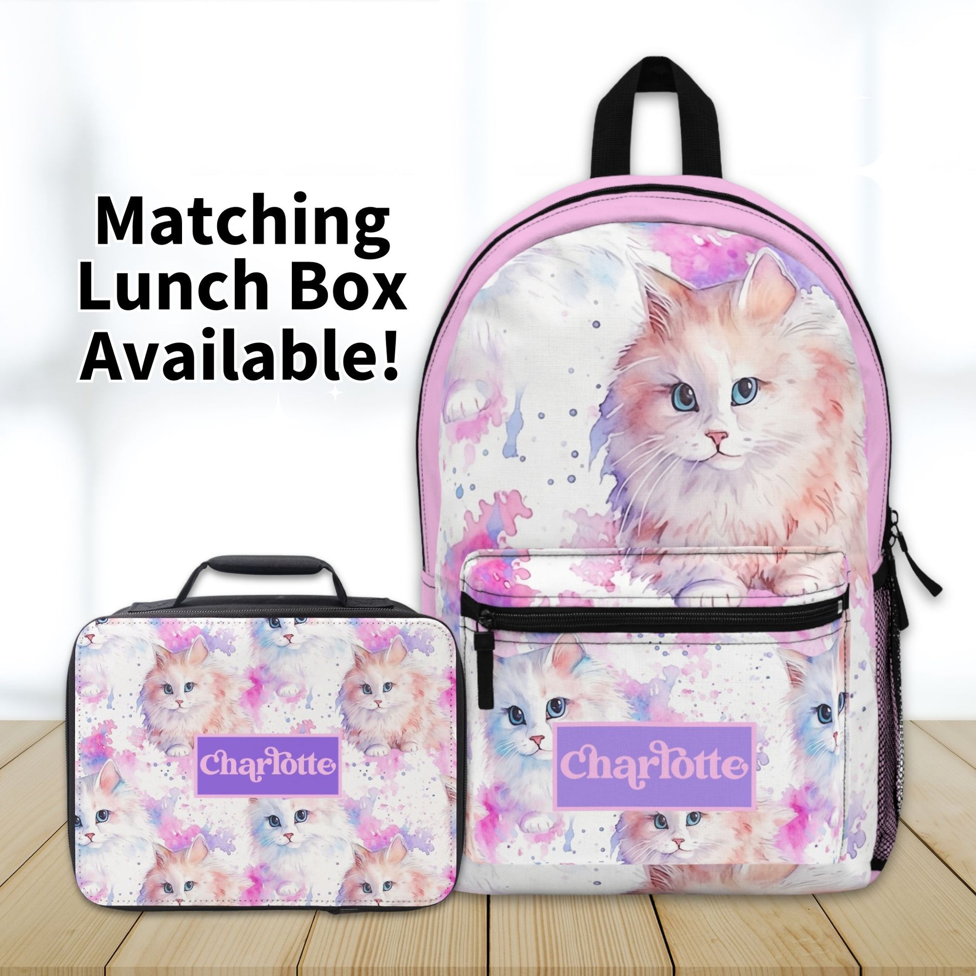 Cats Personalized Lunch Box - Amazing Faith Designs